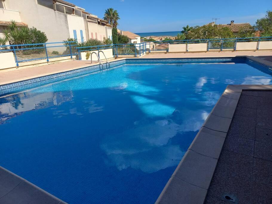 Plain-Pied, Terrasse, Piscine, Pleine Vue Mer, Plage A 6' A Pied, Parking, Wifi Fleury  Exterior foto
