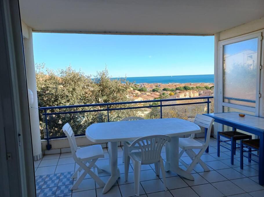 Plain-Pied, Terrasse, Piscine, Pleine Vue Mer, Plage A 6' A Pied, Parking, Wifi Fleury  Exterior foto