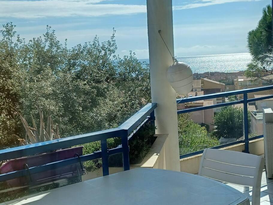Plain-Pied, Terrasse, Piscine, Pleine Vue Mer, Plage A 6' A Pied, Parking, Wifi Fleury  Exterior foto