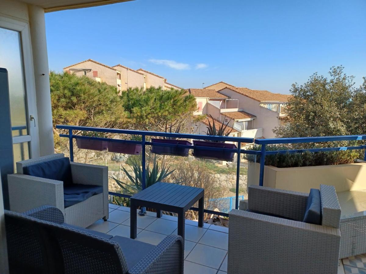 Plain-Pied, Terrasse, Piscine, Pleine Vue Mer, Plage A 6' A Pied, Parking, Wifi Fleury  Exterior foto