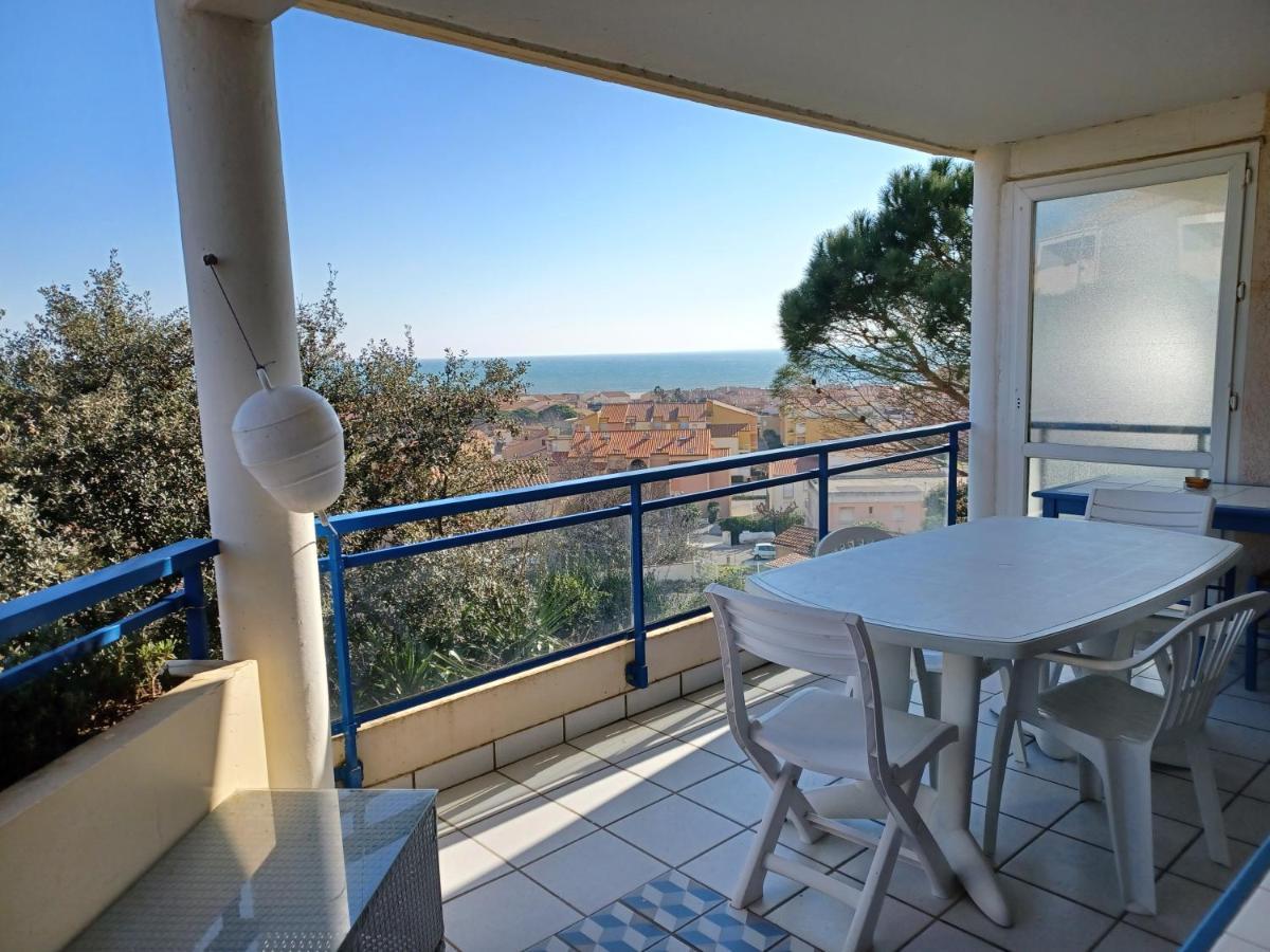 Plain-Pied, Terrasse, Piscine, Pleine Vue Mer, Plage A 6' A Pied, Parking, Wifi Fleury  Exterior foto